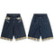 Shorts Cargo Retro Americano con Bolsillos Grandes y Costuras Reforzadas