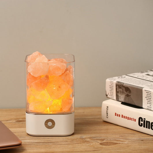 Lámpara de Sal Cristal Romántica para Dormir - Image 15