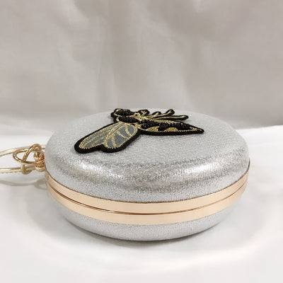Cartera de Fiesta con Abalorios y Bordado de Abeja - Image 30