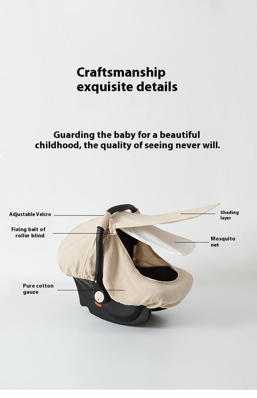 Protector de Coche para Bebé con Aislamiento Térmico y Protección contra el Viento - Image 10