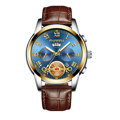 Reloj Multifunción Tourbillon Acero Inoxidable con Banda de Acero - Image 5