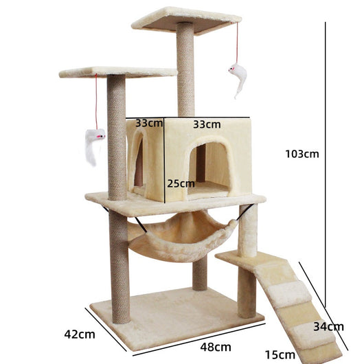 Árbol Rascador para Gatos con Torre de Escalada Espada - Image 6