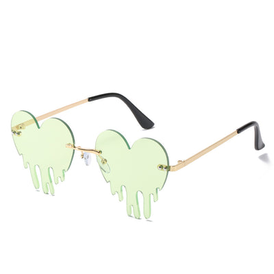 Gafas de Sol Rimless Lágrimas de Amor - Estilo Personalidad Mujer - Image 22