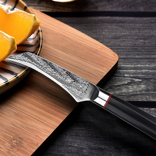 Cuchillo de Cocina Damasco Japonés Premium para Frutas y Verduras - Image 10