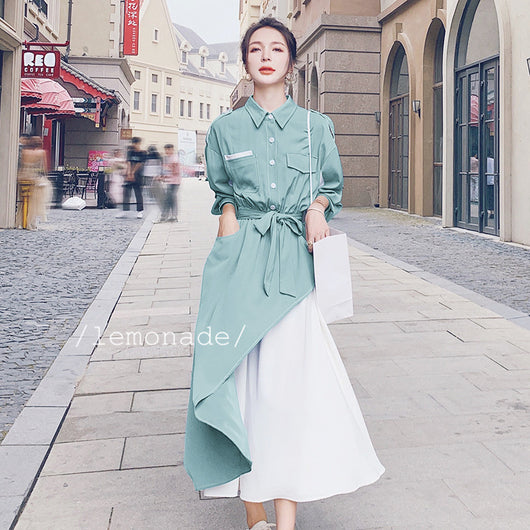 Falda Larga Otoñal Elegante y Ligera de Diseño Exclusivo - Image 2
