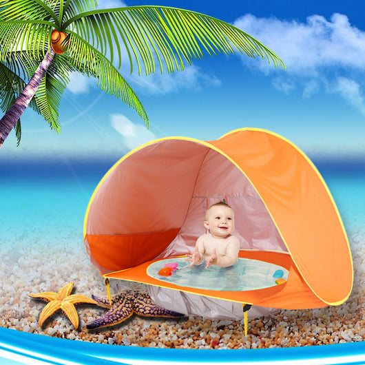 Carpa Portátil para Bebé con Protección UV - Refugio Solar para Playa y Piscina - Image 2
