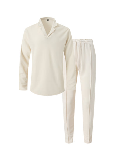 Traje Ejecutivo Clásico para Hombre - Colores Sólidos Otoño Invierno - Image 15