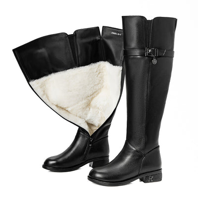 Botas Altas sobre la Rodilla para Invierno - Cálidas y Acolchadas - Image 16