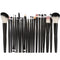 Set Profesional de Brochas de Maquillaje para Sombras y Base