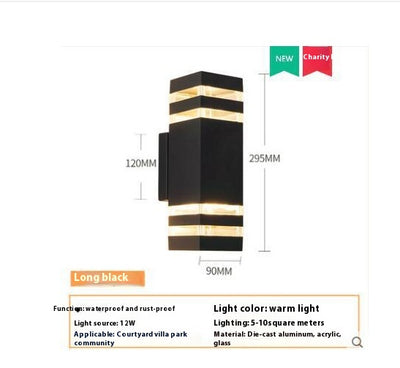 Lámpara de Pared Cuadrada LED Exterior Impermeable - Image 6