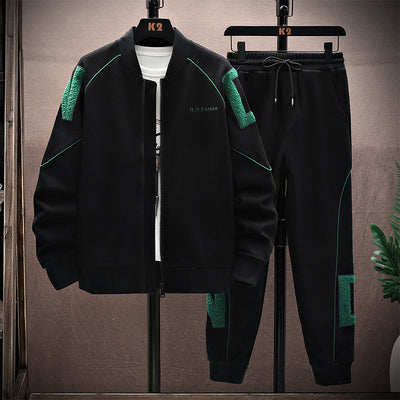 Conjunto Deportivo Universitario con Bordados - Pantalón y Uniforme de Primavera - Image 4