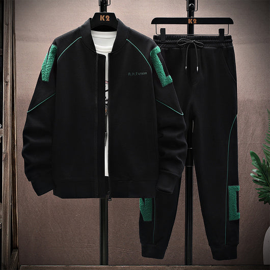 Conjunto Deportivo Universitario con Bordados - Pantalón y Uniforme de Primavera - Image 4