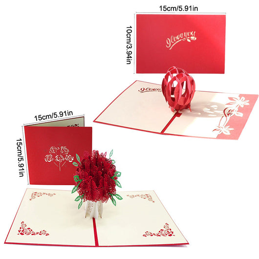 Tarjeta de Felicitación 3D Árbol del Amor para San Valentín - Image 13
