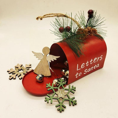 Adorno Navideño de Árbol en Hierro Forjado para Buzón - Image 7