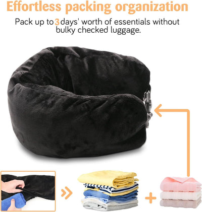 Almohada Cervical Rellenable Multifuncional para Viajes - Image 10