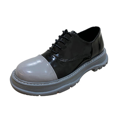 Zapatos de Cuero Charol Británicos con Suela Reforzada para Hombre - Image 5
