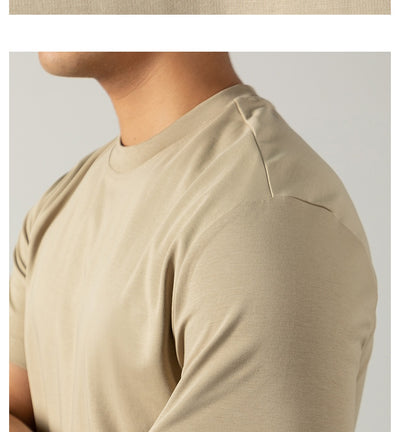 Camiseta de Algodón Mercerizado Tratado con Amoníaco Líquido para Hombre - Image 17