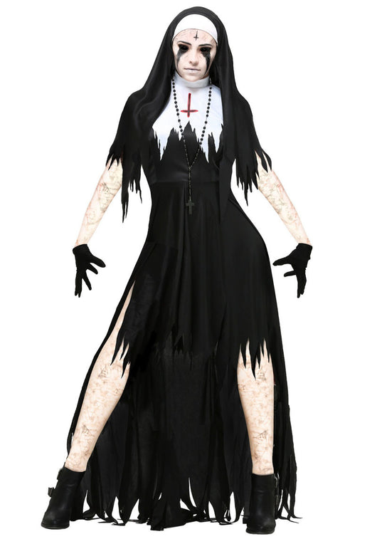 Disfraz de Vampiresa Gótica - Vestido Negro Fantasy para Cosplay - Image 14