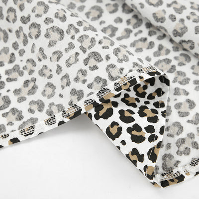 Blusa Leopardo con Volantes Manga Larga para Mujer - Image 17