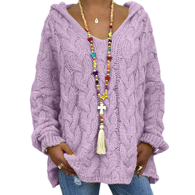 Sudadera Tejida de Color Puro con Giro - Image 22