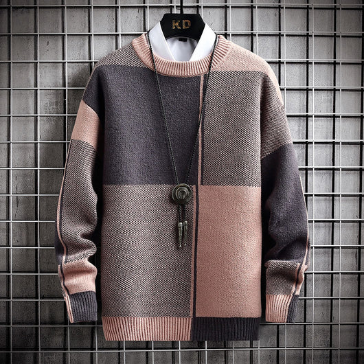 Suéter Tejido Básico para Hombre - Hilo Premium Juvenil
