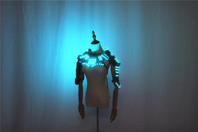 Chaleco Luminoso de Cuero PU con LED Integrado - Image 11