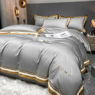 Juego de Cama de Algodón 100% Lujo Ligero - Cuatro Piezas Todas las Estaciones - Image 8