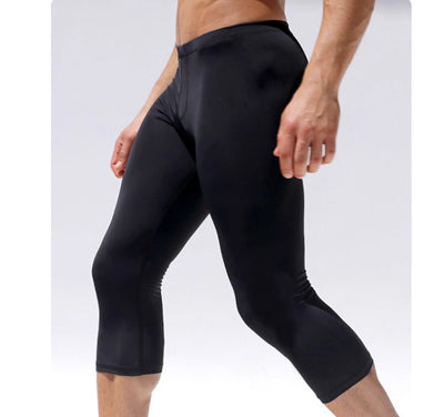 Pantalones Cortos Ajustados de Cintura Baja en Algodón Puro para Hombre - Image 12