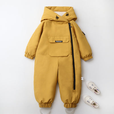 Mameluco de Gateo con Capucha - Traje Completo para Bebé