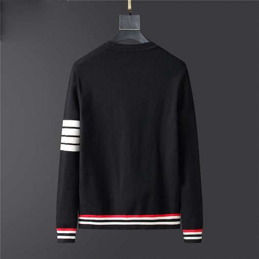 Suéter Grueso de Cuello Redondo para Hombre - Largo Invierno - Image 11