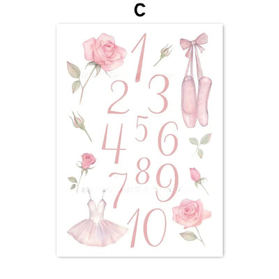 Cuadro Infantil con Letras y Números para Decoración de Habitación - Image 8