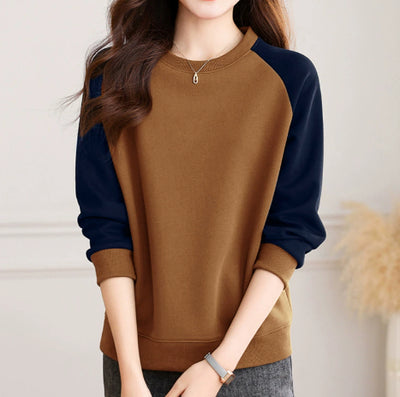 Sudadera Cuello Redondo con Mangas Raglán para Mujer - Image 11
