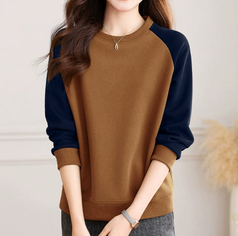 Sudadera Cuello Redondo con Mangas Raglán para Mujer - Image 11