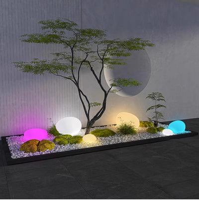 Luz Solar de Piedra Decorativa Impermeable para Exterior - Image 13