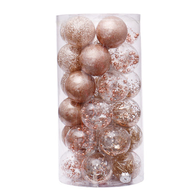 Set de Esferas Navideñas Transparentes con Colgante - Image 10