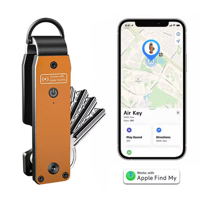 Llavero Inteligente de Aleación de Aluminio con Localizador FindMy - Image 8
