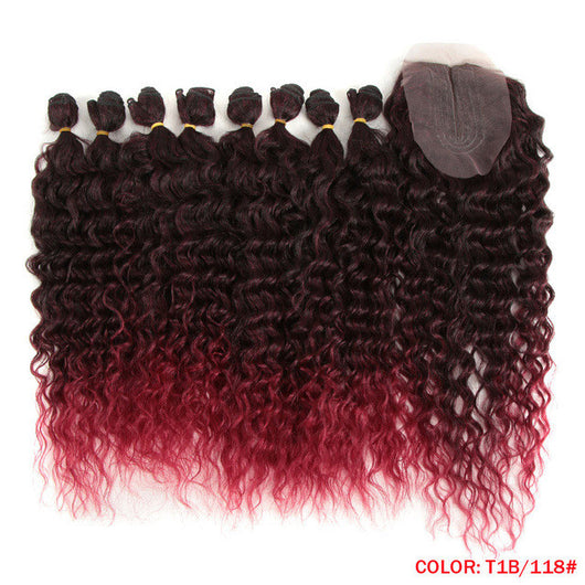 Traje de Fibra Química Resistente al Calor para Cabello Rizado Largo - Image 12