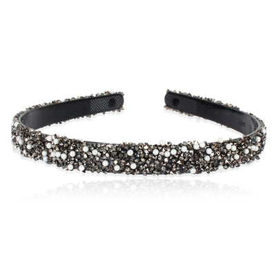 Diadema Semicircular Retro con Diamantes de Colores - Image 26
