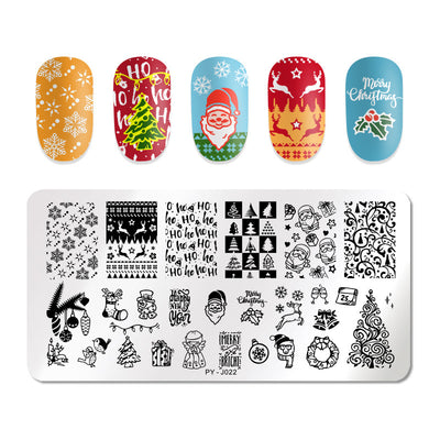 Placa de Estampado para Manicura en Acero Inoxidable - Image 11