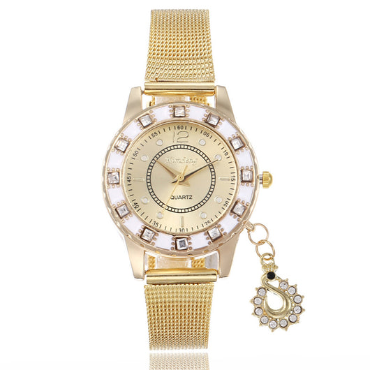 Reloj de Moda con Búho y Cristales Brillantes - Image 10