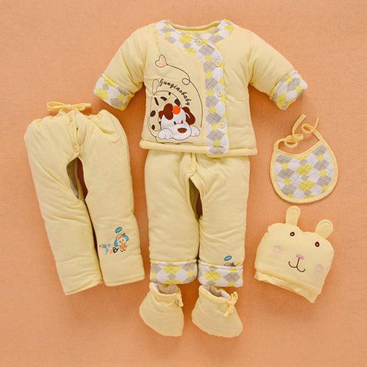 Conjunto de 6 Piezas en Algodón para Recién Nacido - Image 9