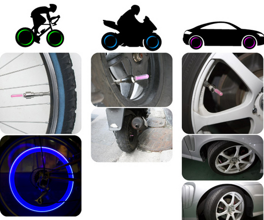 Luces LED para Válvulas de Neumáticos de Coche - Image 5