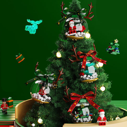 Juego de Construcción Santa Claus con Bola de Astas Cuatro en Uno - Image 10