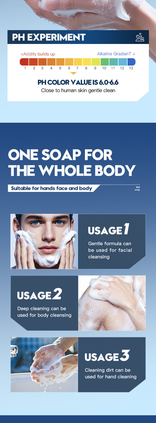 Jabón Artesanal 3 en 1 para Hombre - Limpieza Profunda - Image 15
