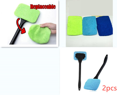 Limpiador de Ventanas Auto Giratorio con Microfibra - Image 19