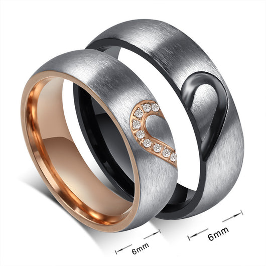 Anillo de Diamante Micro para Parejas - Diseño Elegante y Minimalista - Image 2