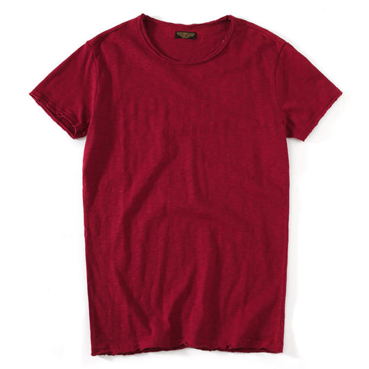 Camiseta Básica Slim Fit Cuello Redondo - Colores Lisos Primavera Verano - Image 27