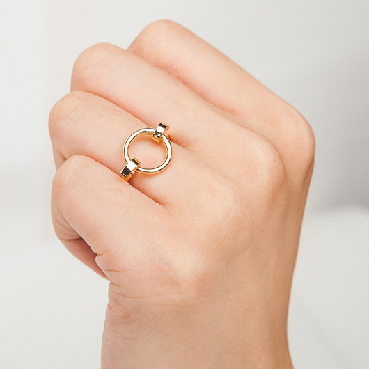 Anillo con Textura de Círculos Concéntricos - Image 6