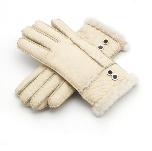 Guantes de Piel de Oveja Resistentes al Viento - Image 6