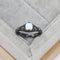 Anillo de Plata con Baño Negro - Diseño Personalizado